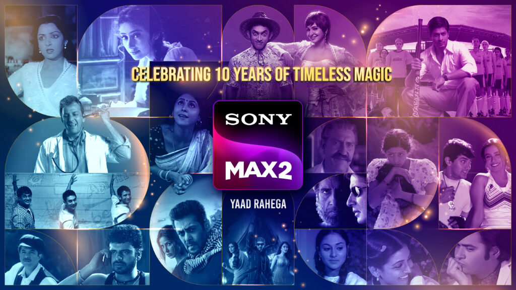 A tribute to iconic classic Indian films as Sony MAX 2 completes 10 years