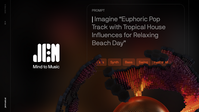 Jen Launches Ethically-trained Ai Music Platform for Text-to-music Generation